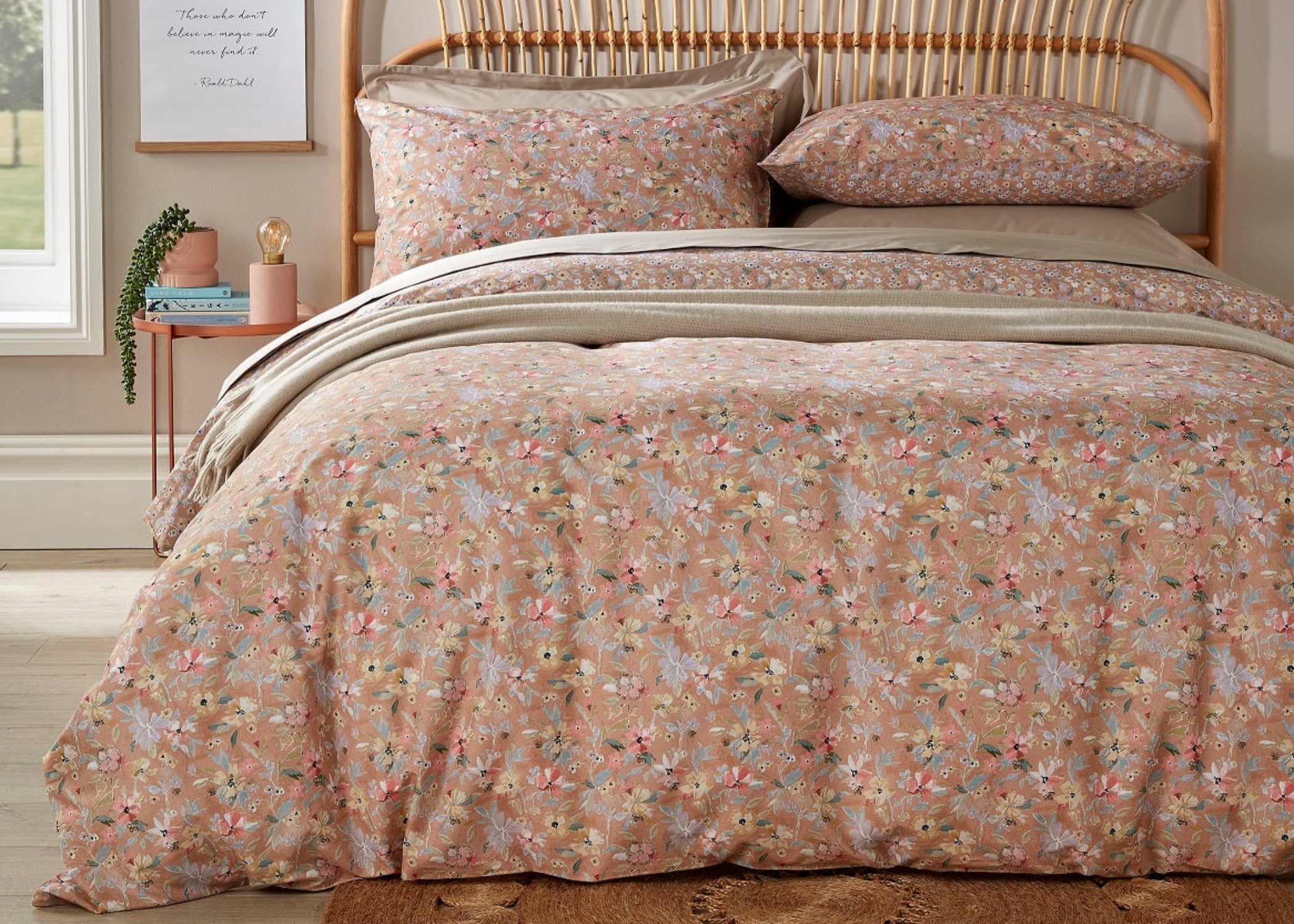 Pippa Floral Quilt Set - Full/queen Quilt And Two Standard Pillow