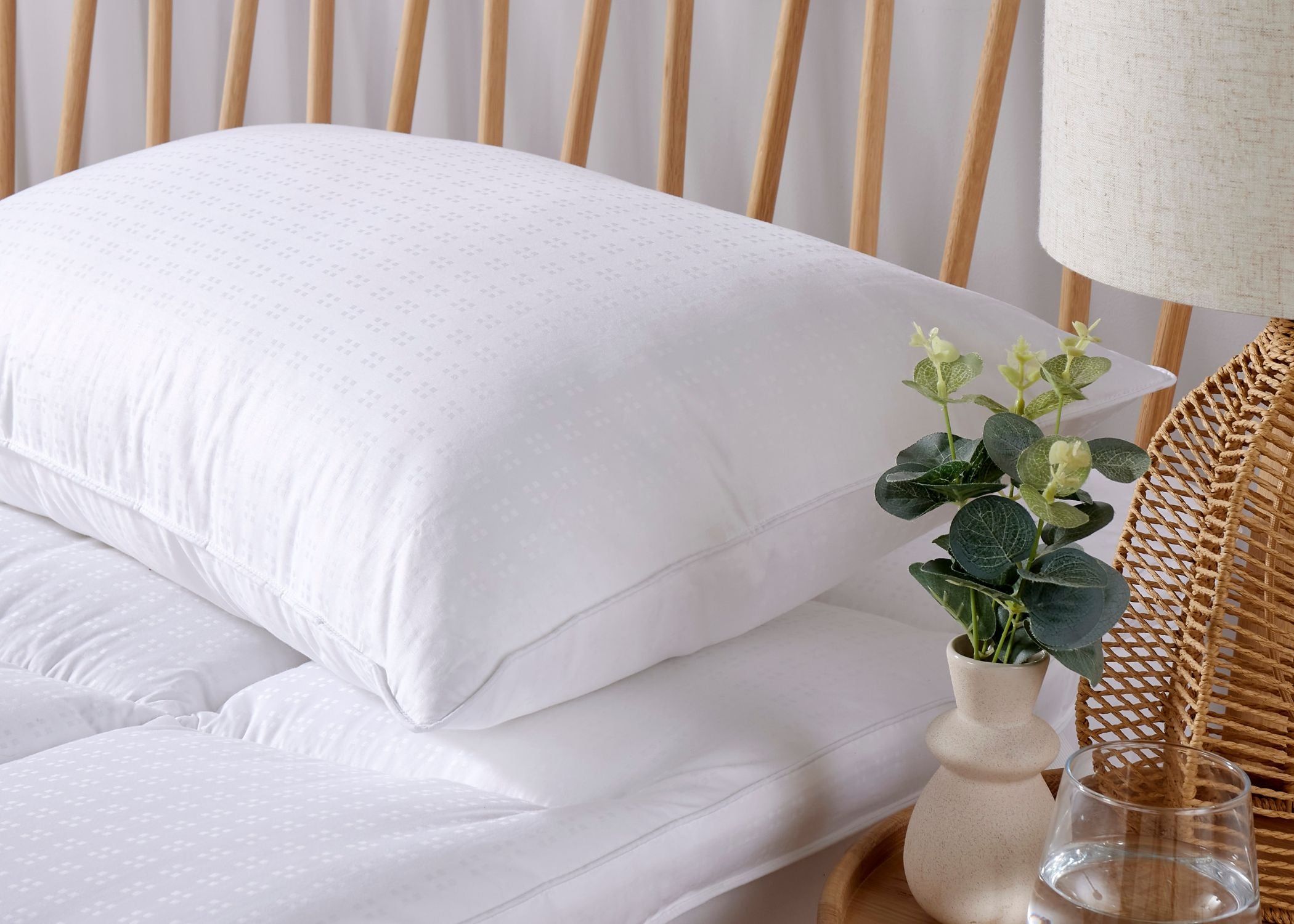 Christy "Sateen Touch" Anti Allergy Filled Pillow - Soft to Medium