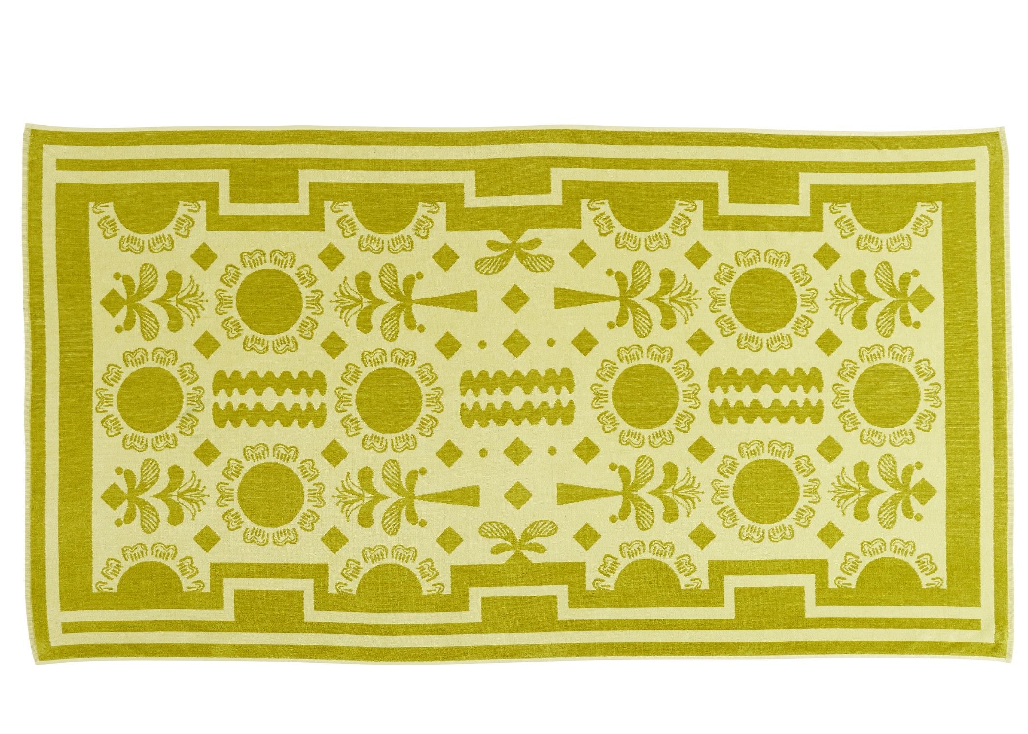 Christy "Amalfi" Beach Towel in Key Lime