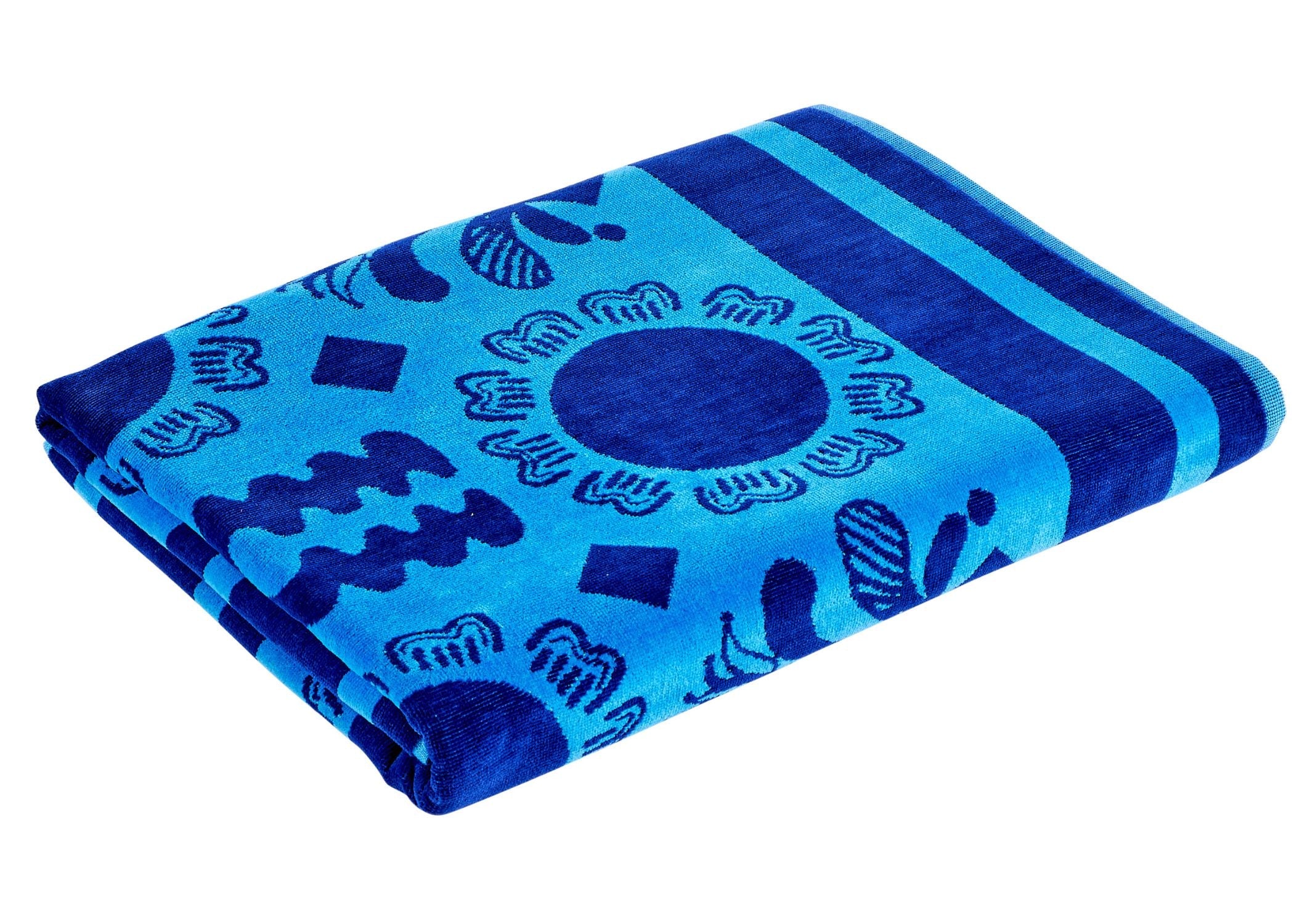 Christy "Amalfi" Beach Towel in Egyptian Blue