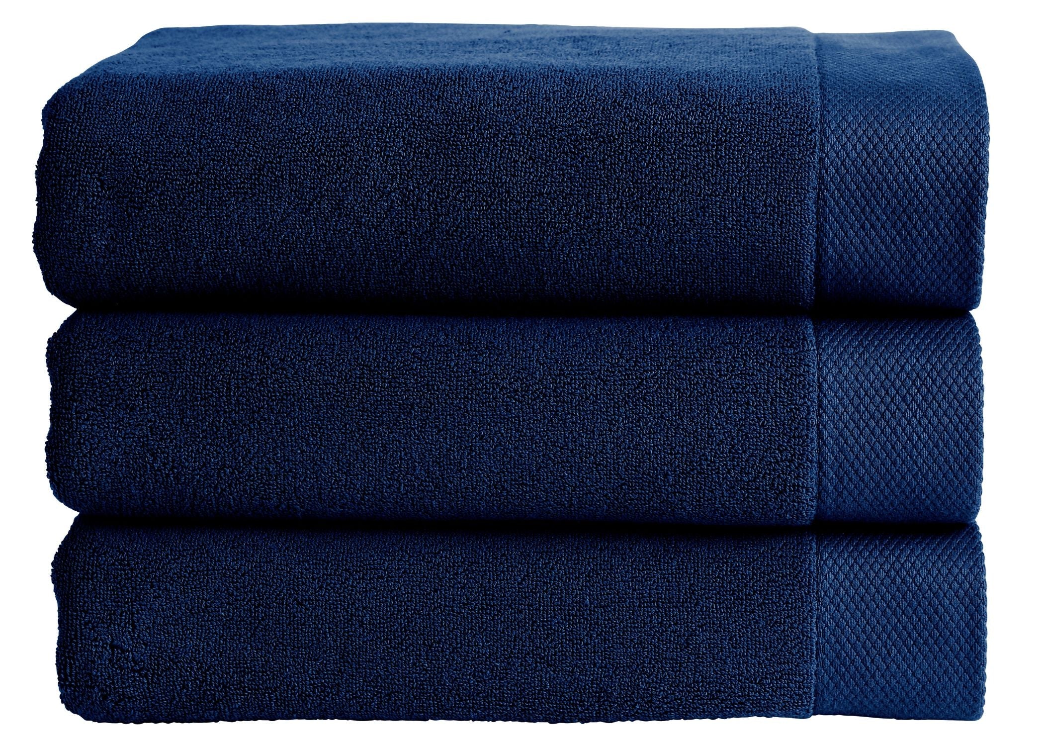 Christy "Luxe" Bath Towels Collection in Navy Blue