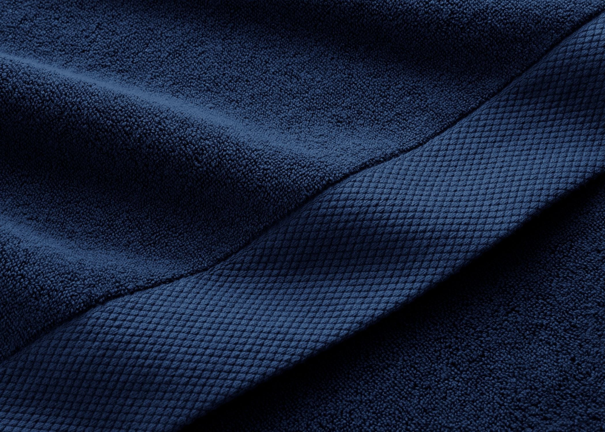 Christy "Luxe" Bath Towels Collection in Navy Blue