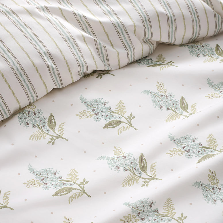 Blossom Duvet Cover Set - Aqua