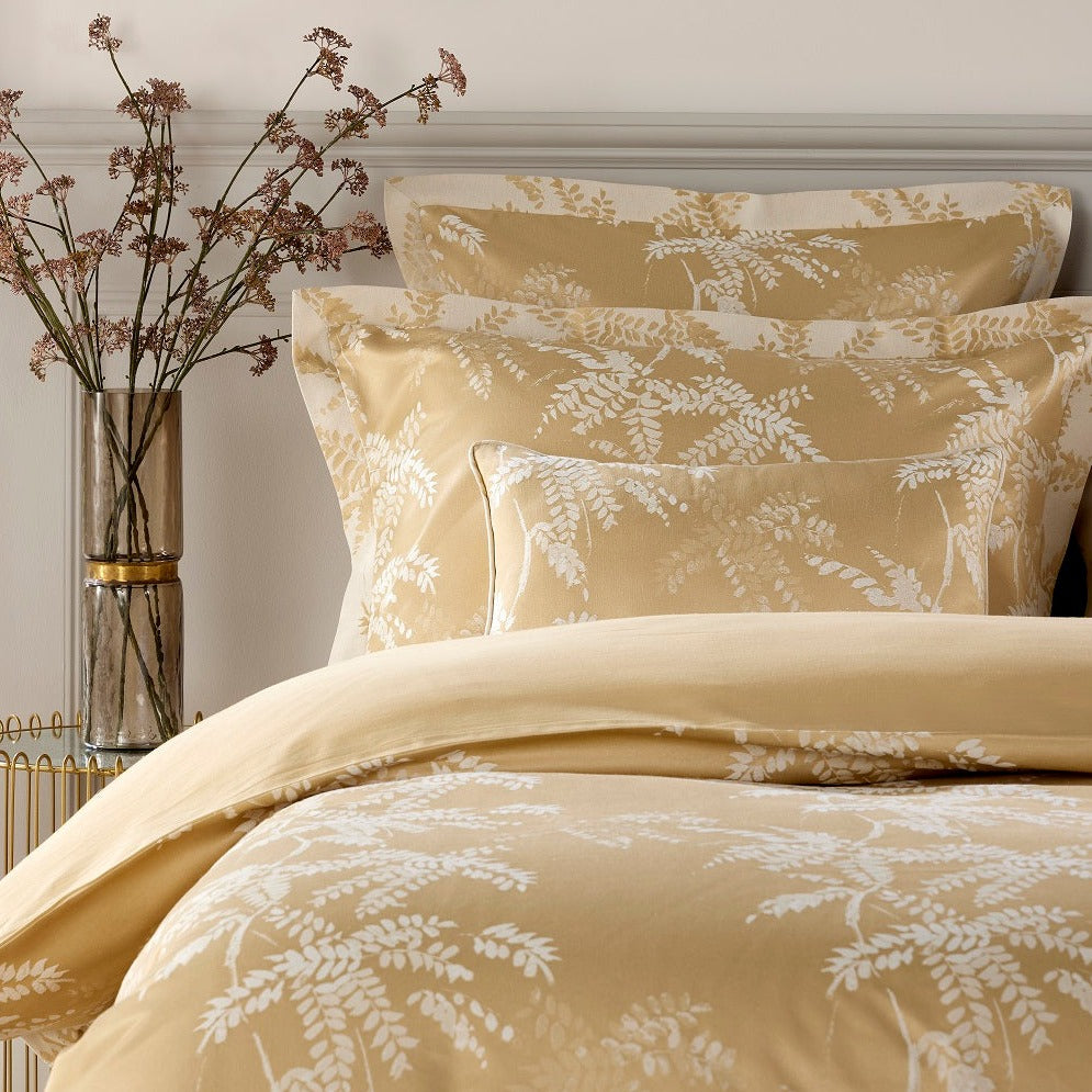 Christy "Holkham" Bedspread Sets in Wheat