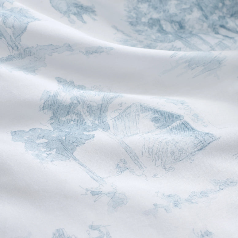 Cotswold Toile Duvet Cover Set - Blue