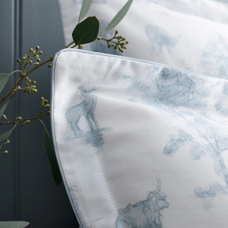 Cotswold Toile Duvet Cover Set - Blue