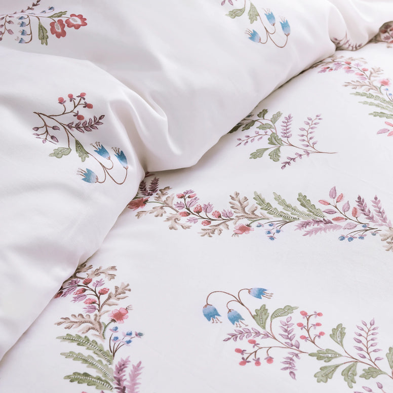 Eversham Duvet Cover Set - Berry
