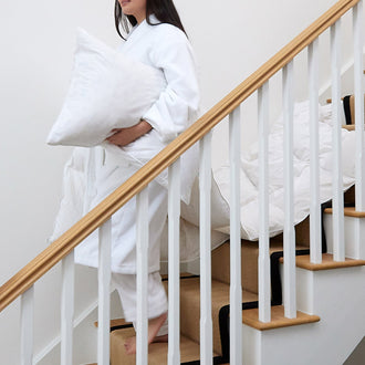 Feather and Down Pillow Pair