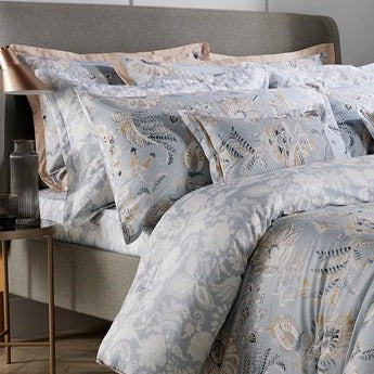 Christy "Jacobean" Bedspread Sets in Duck Egg