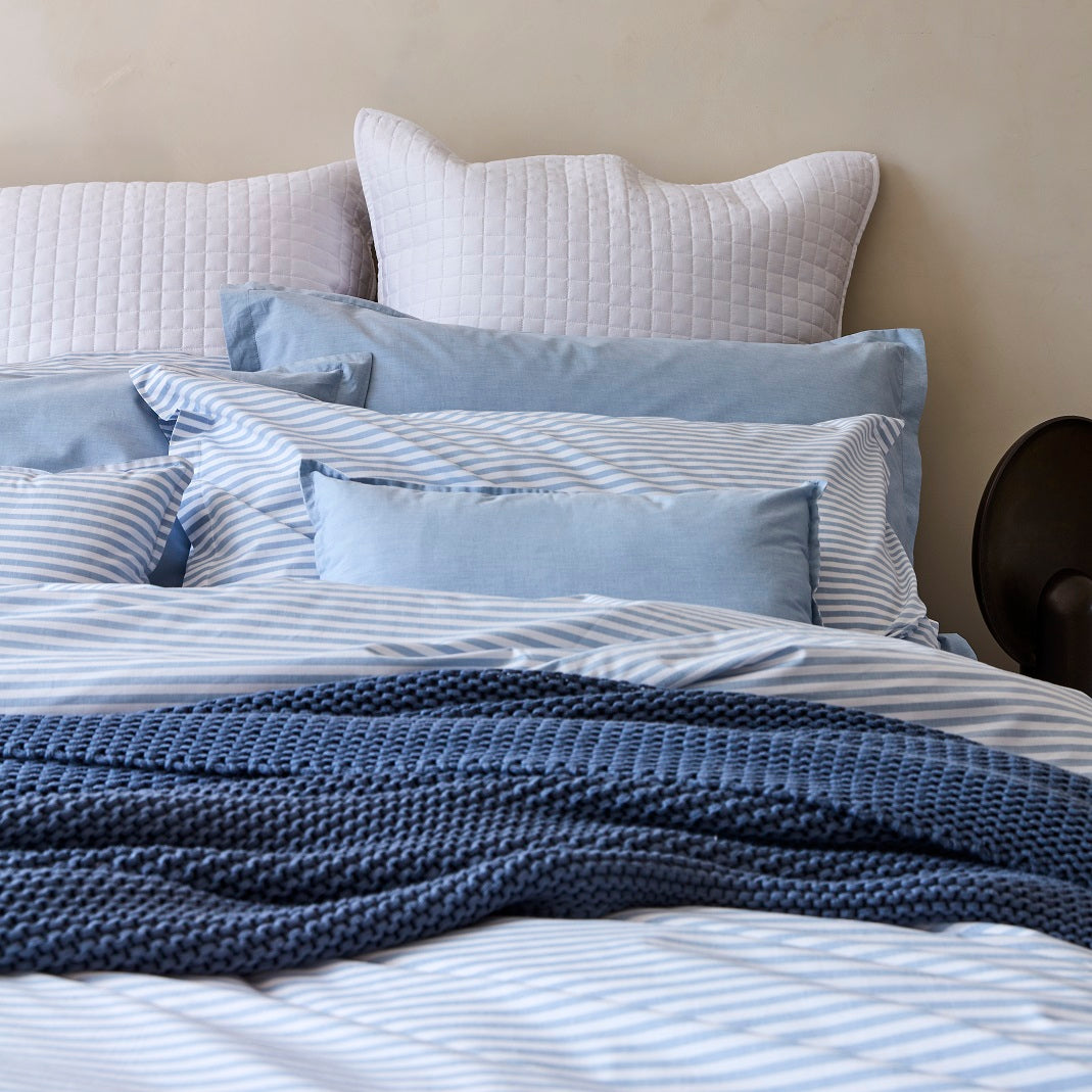 Christy "Lerwick Duvet Cover Sets in Blue