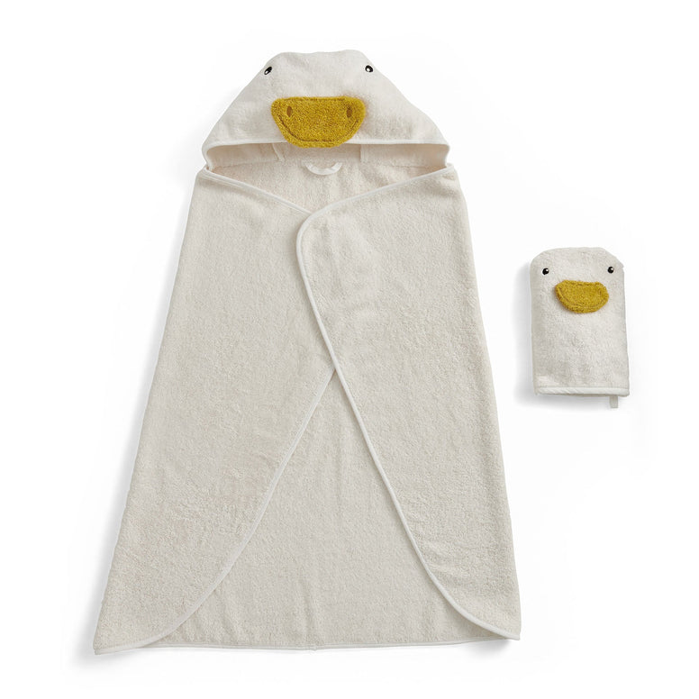 Goose Cuddle Wrap & Mitt Set