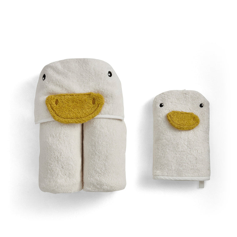 Goose Cuddle Wrap & Mitt Set