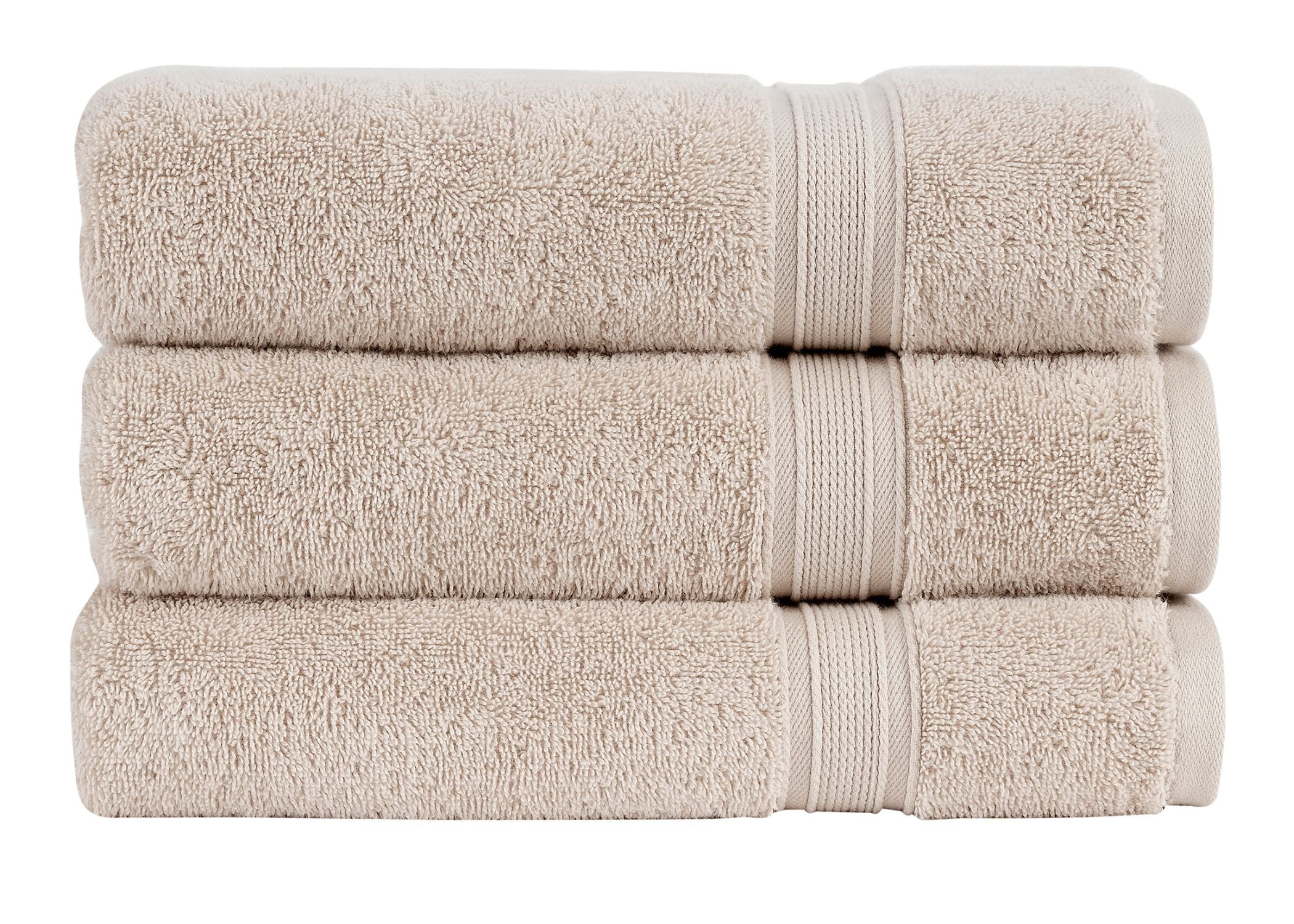 Christy "Serene" Bath Towel Set of 3 in Driftwood