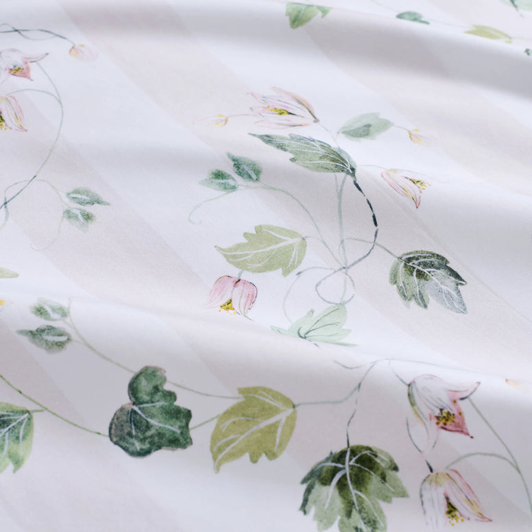 Snowdrops Duvet Cover Set - Green