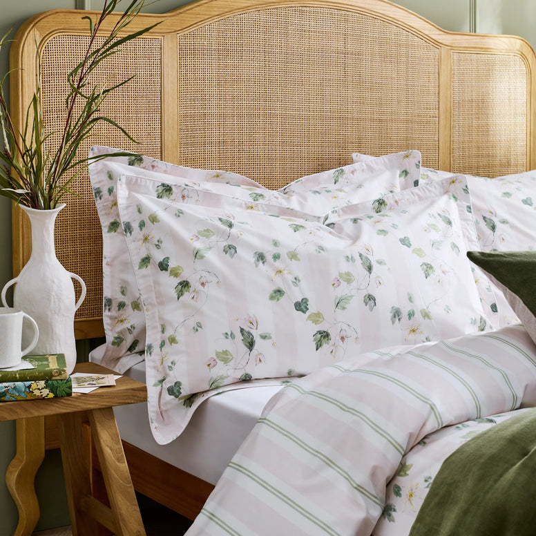 Snowdrops Duvet Cover Set - Green