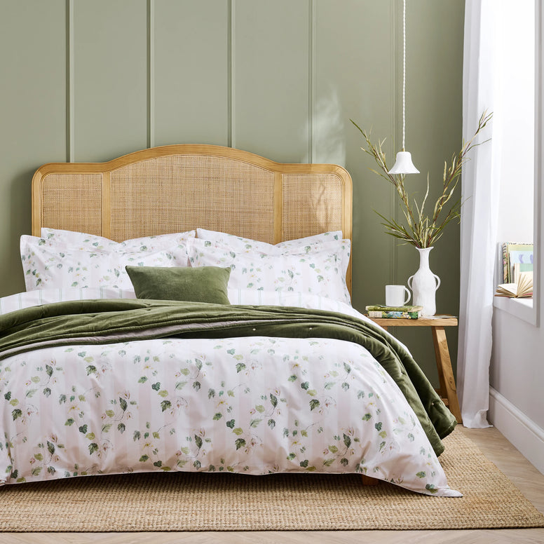 Snowdrops Comforter Set - Green