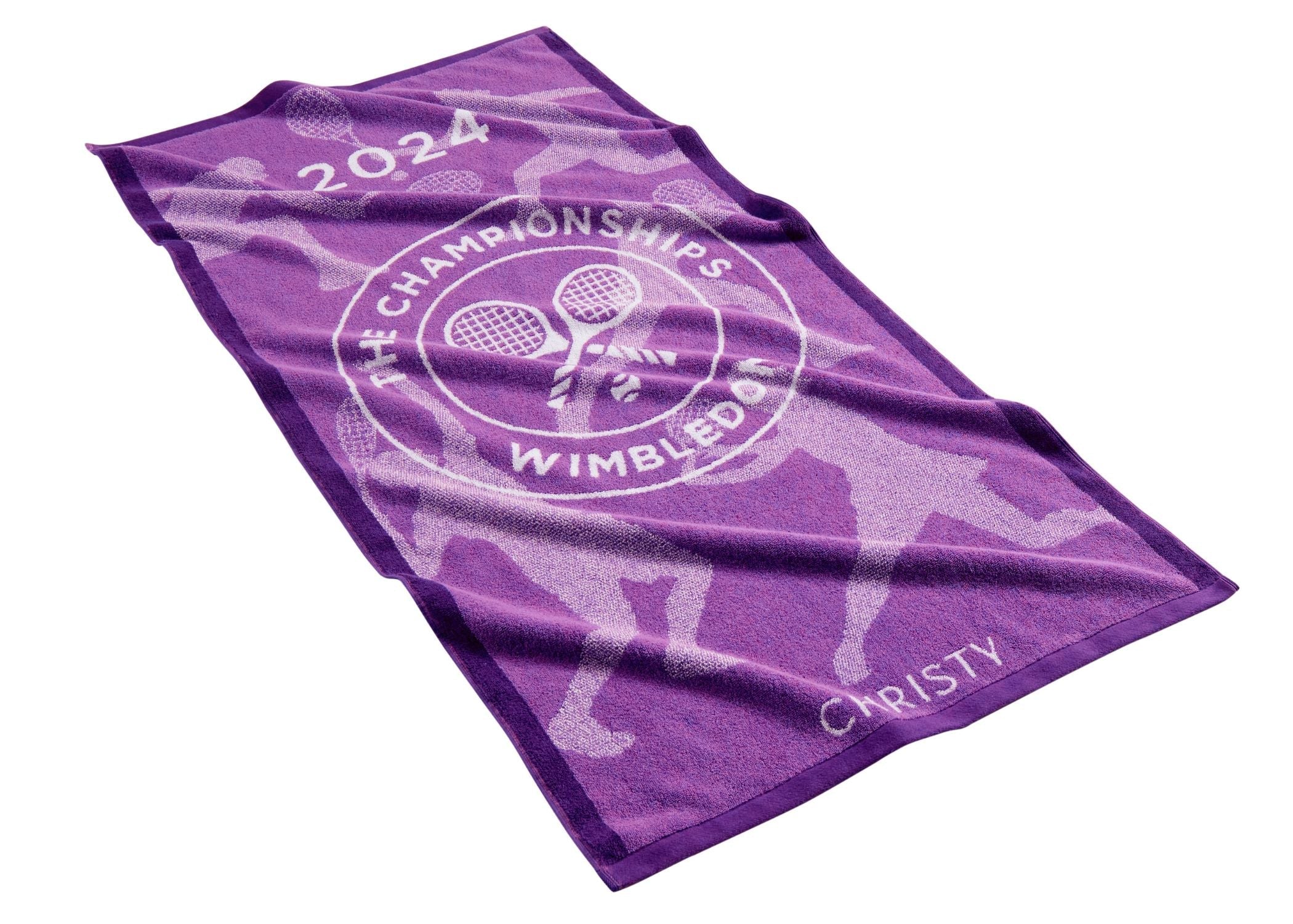 Christy "Wimbledon 2024" Bath Towels in Hyacinth