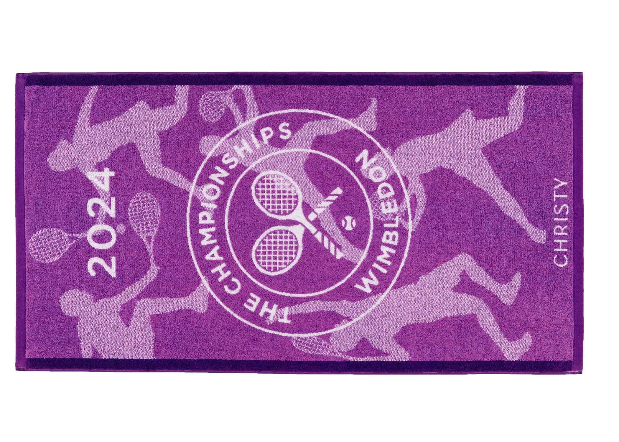 Christy "Wimbledon 2024" Bath Towels in Hyacinth