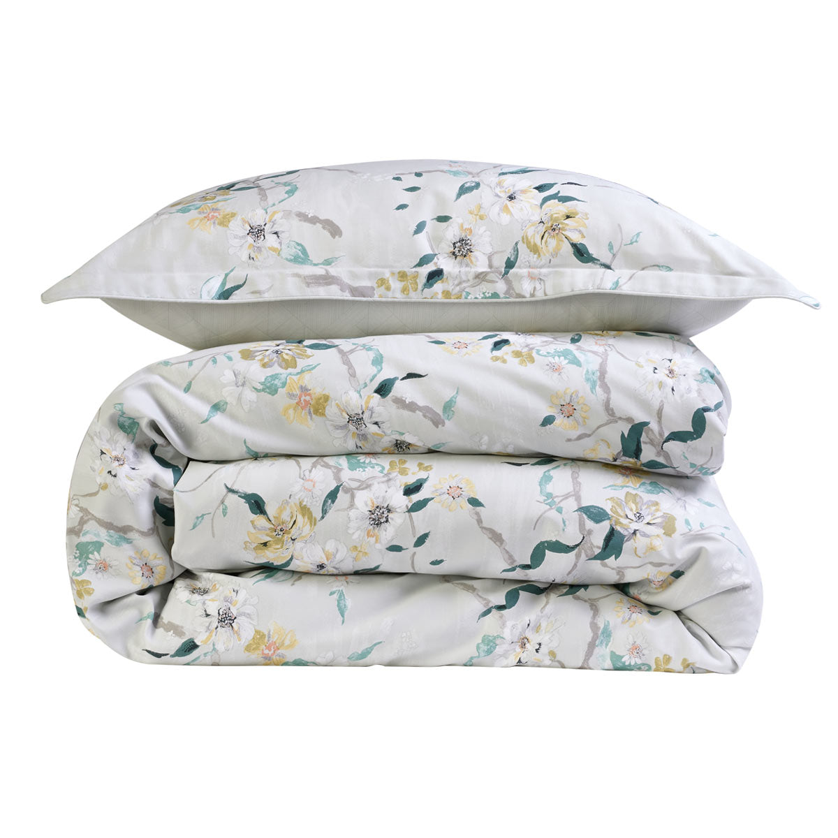 Christy "Katsura" Duvet Cover Sets in Spruce