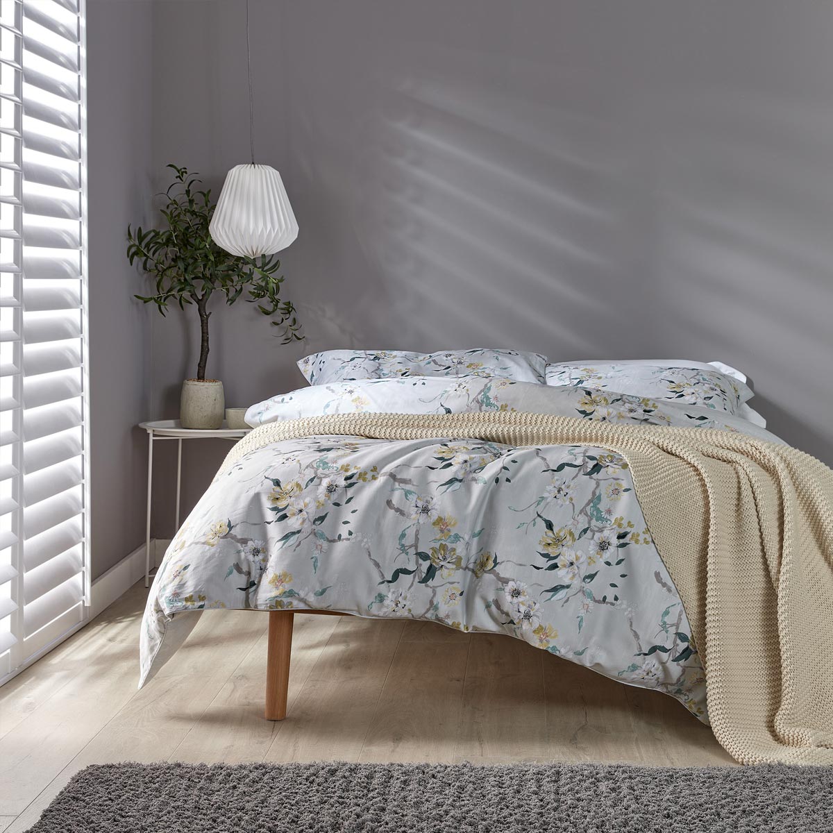 Christy "Katsura" Duvet Cover Sets in Spruce