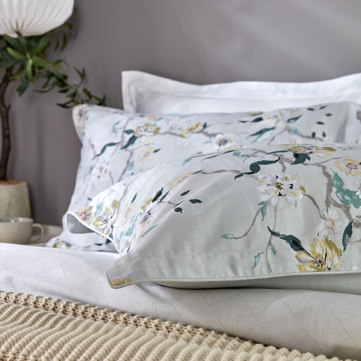 Christy "Katsura" Duvet Cover Sets in Spruce