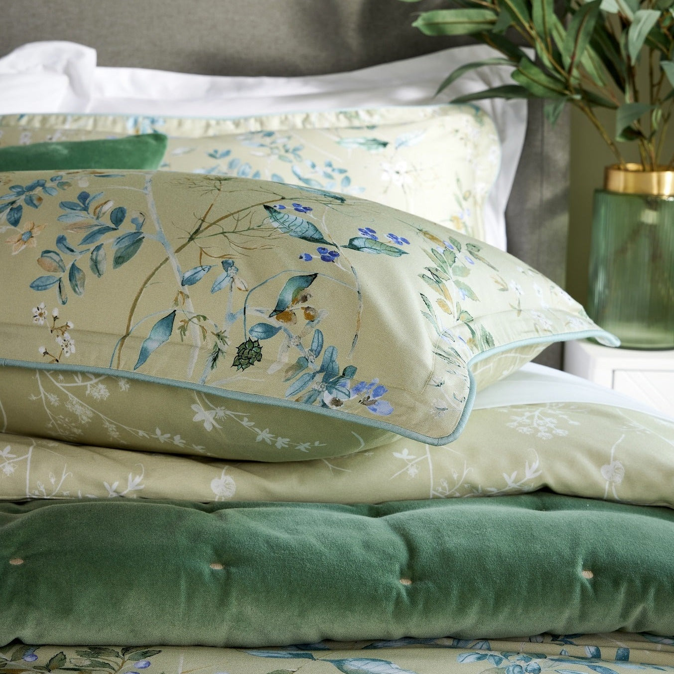 Christy "Botanica Olive" Duvet Cover Sets