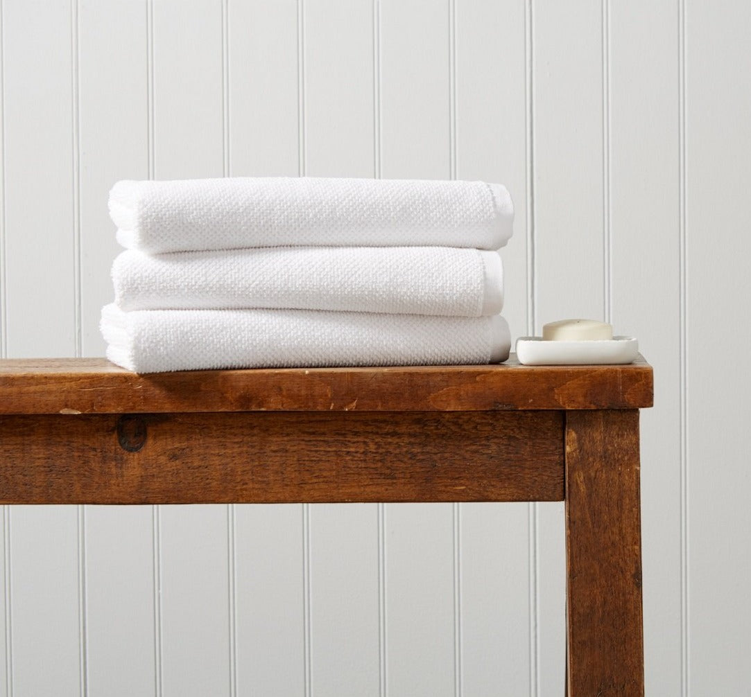 Christy "Brixton" Bath Towels Collection in White