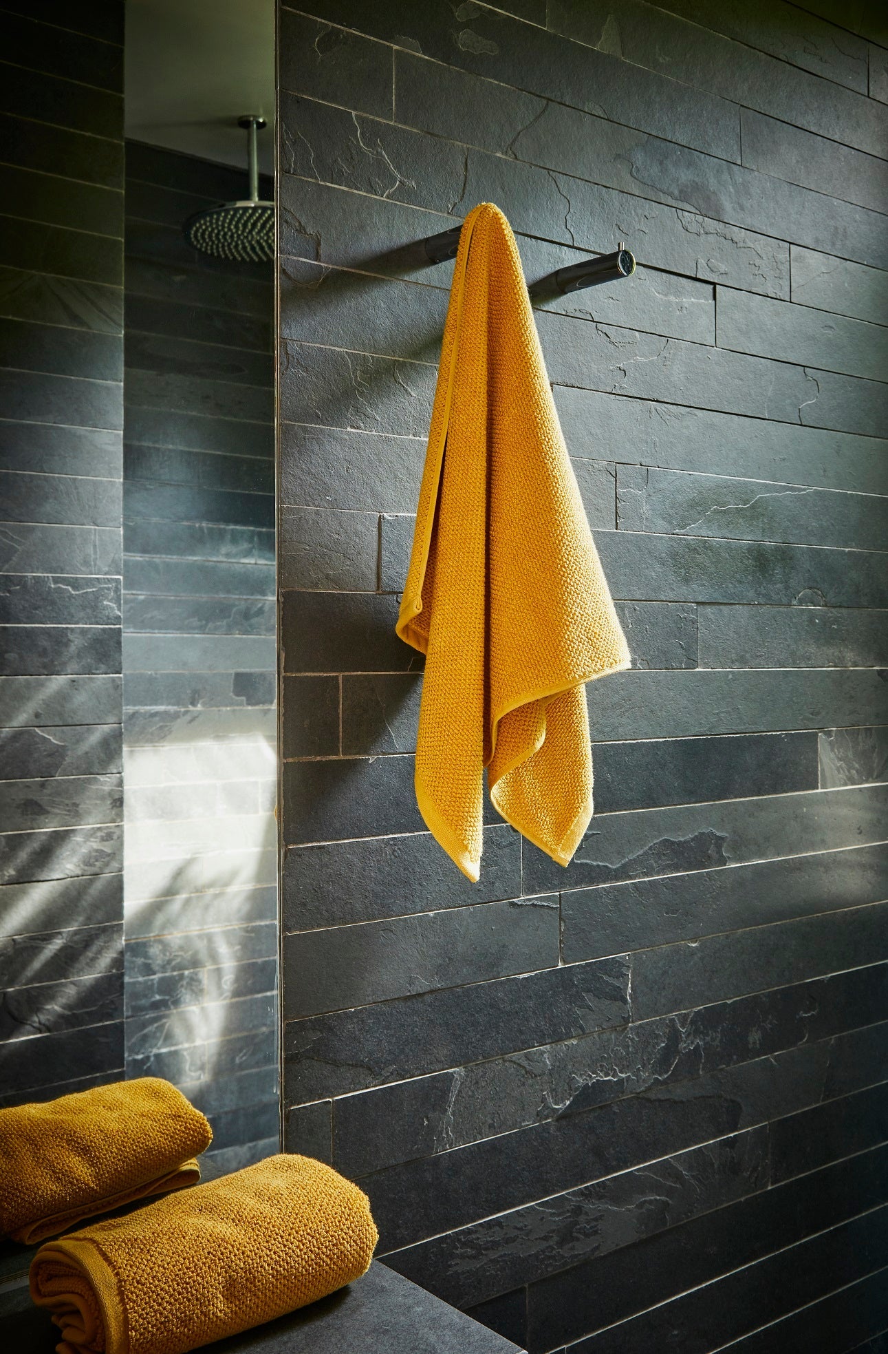 Christy "Brixton" Bath Towels Collection in Saffron