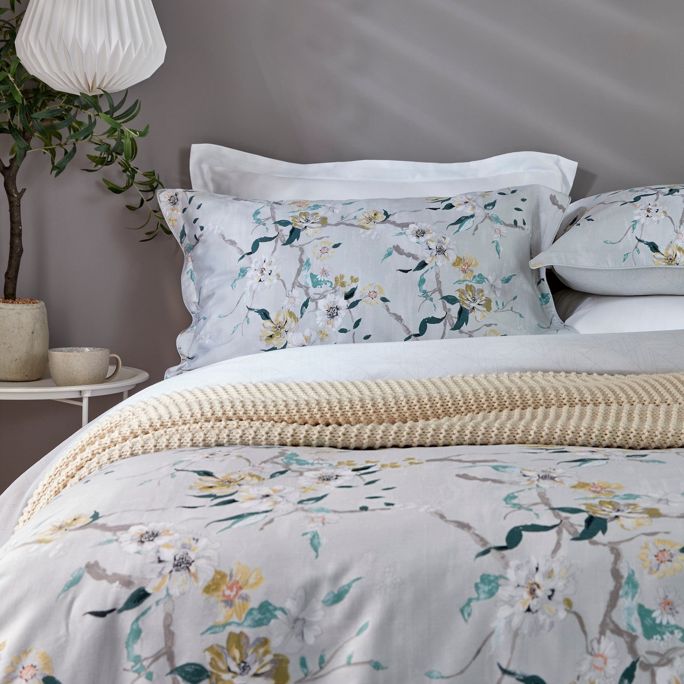 Christy "Katsura" Duvet Cover Sets in Spruce