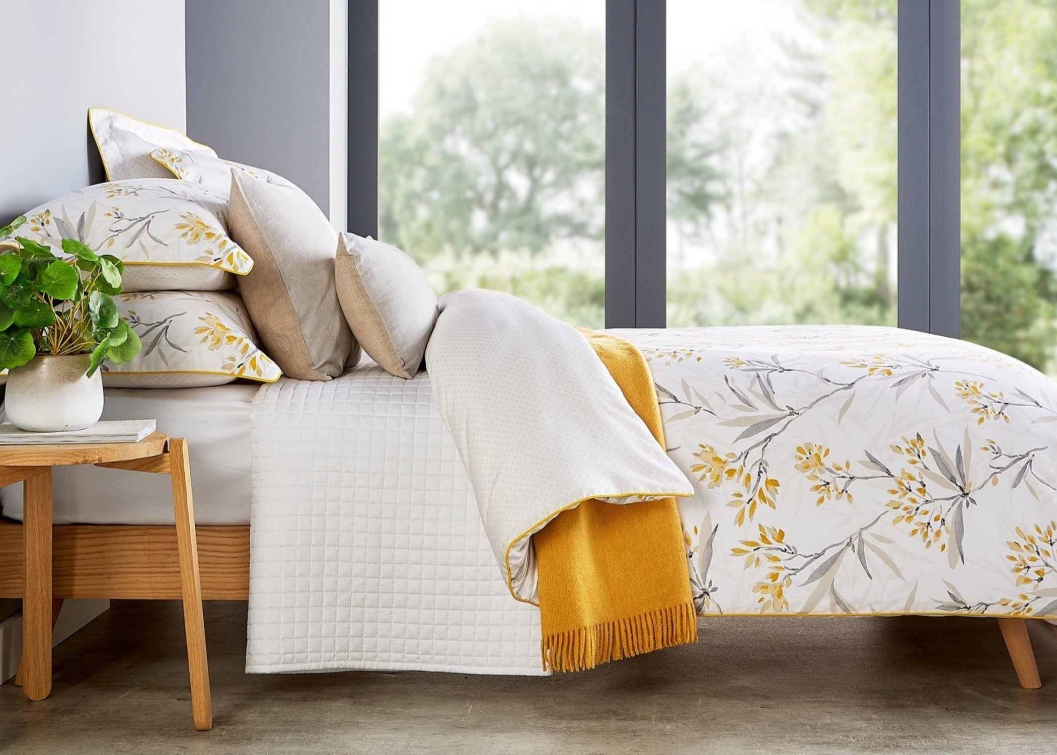 Christy "Malverly" Comforter Sets in Ochre