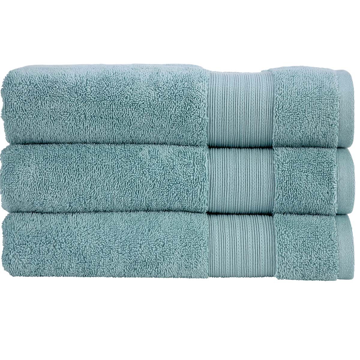 Christy "Organic Eco Twist" Bath Towels Collection in Haze (Duck Egg)