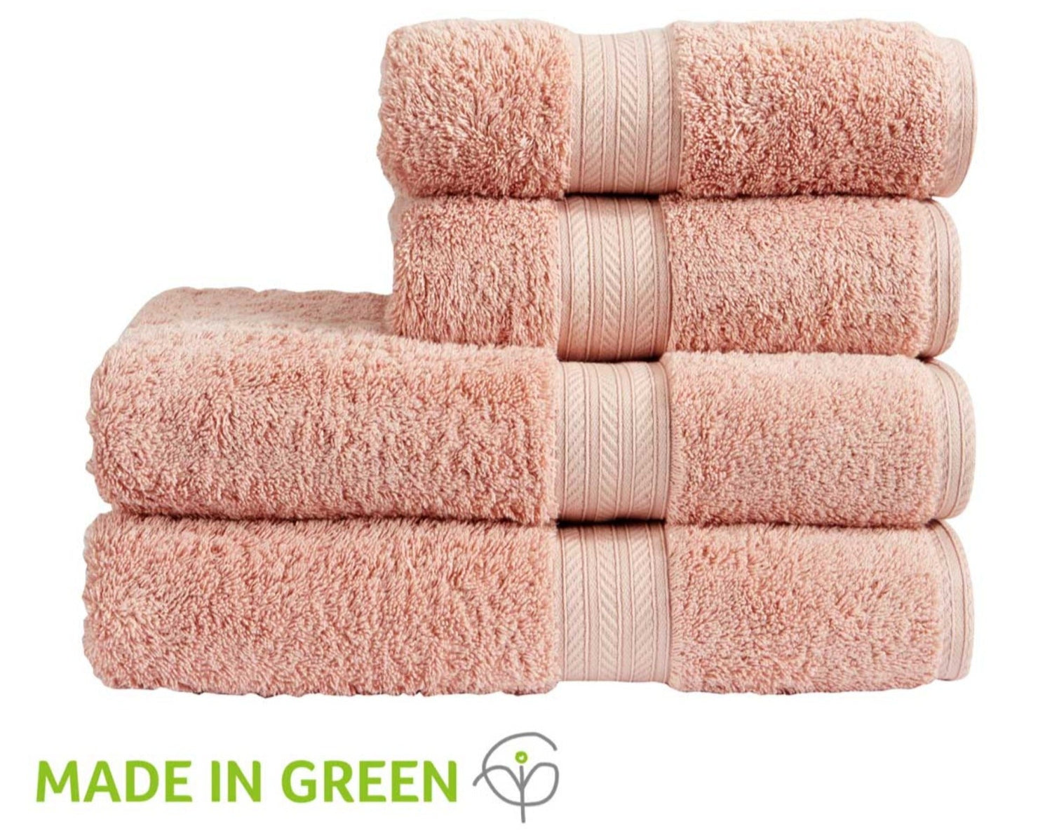 Christy "Renaissance" Egyptian Cotton Bath Towels Collection in Peony