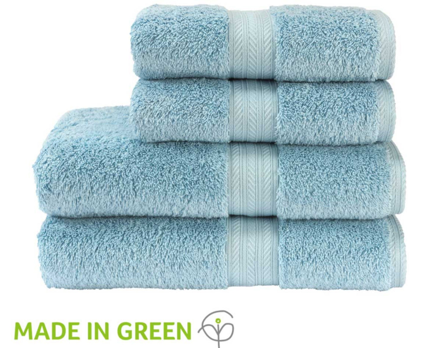 Christy "Renaissance" Egyptian Cotton Bath Towels Collection in Soft Chambray