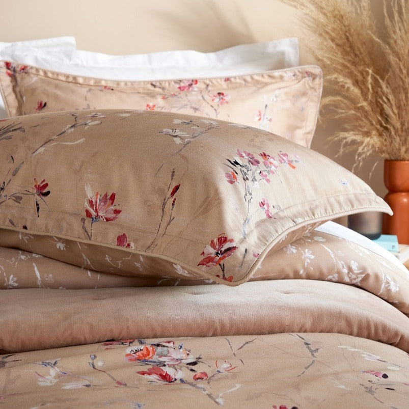 Christy "Muted Romance" Duvet Cover Sets in Gold