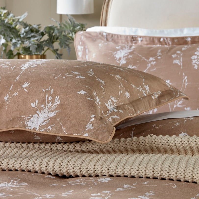 Christy "Silhouette" Comforter Sets in Gold