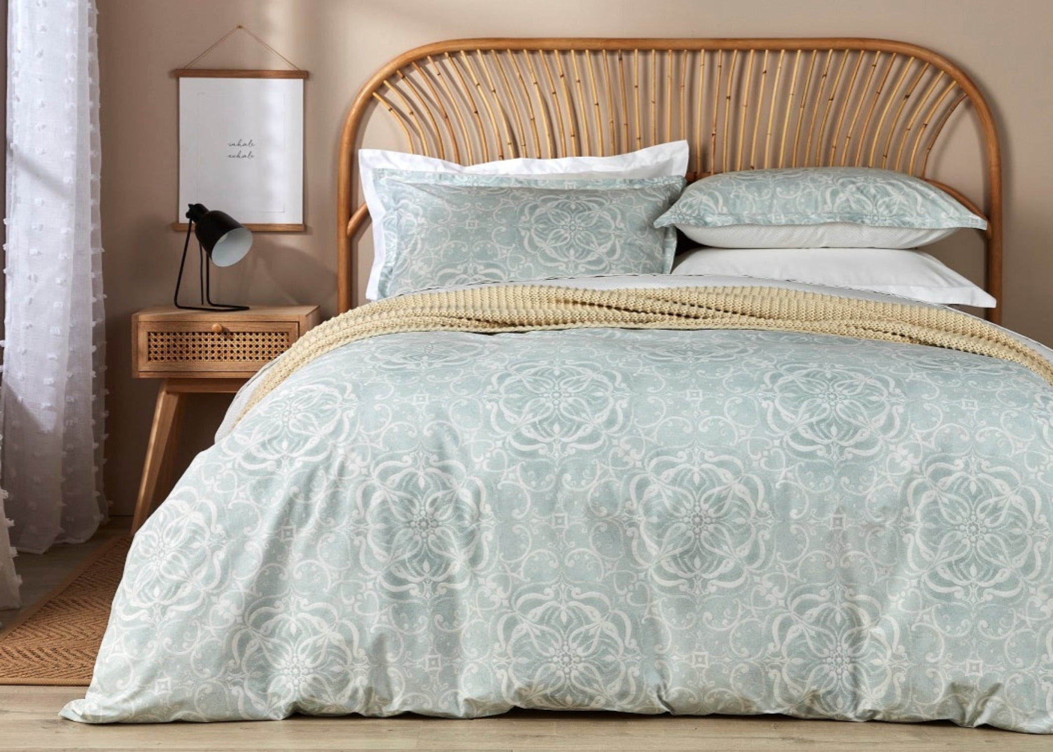 Christy "Sujata" Duvet Cover Sets in Duck egg