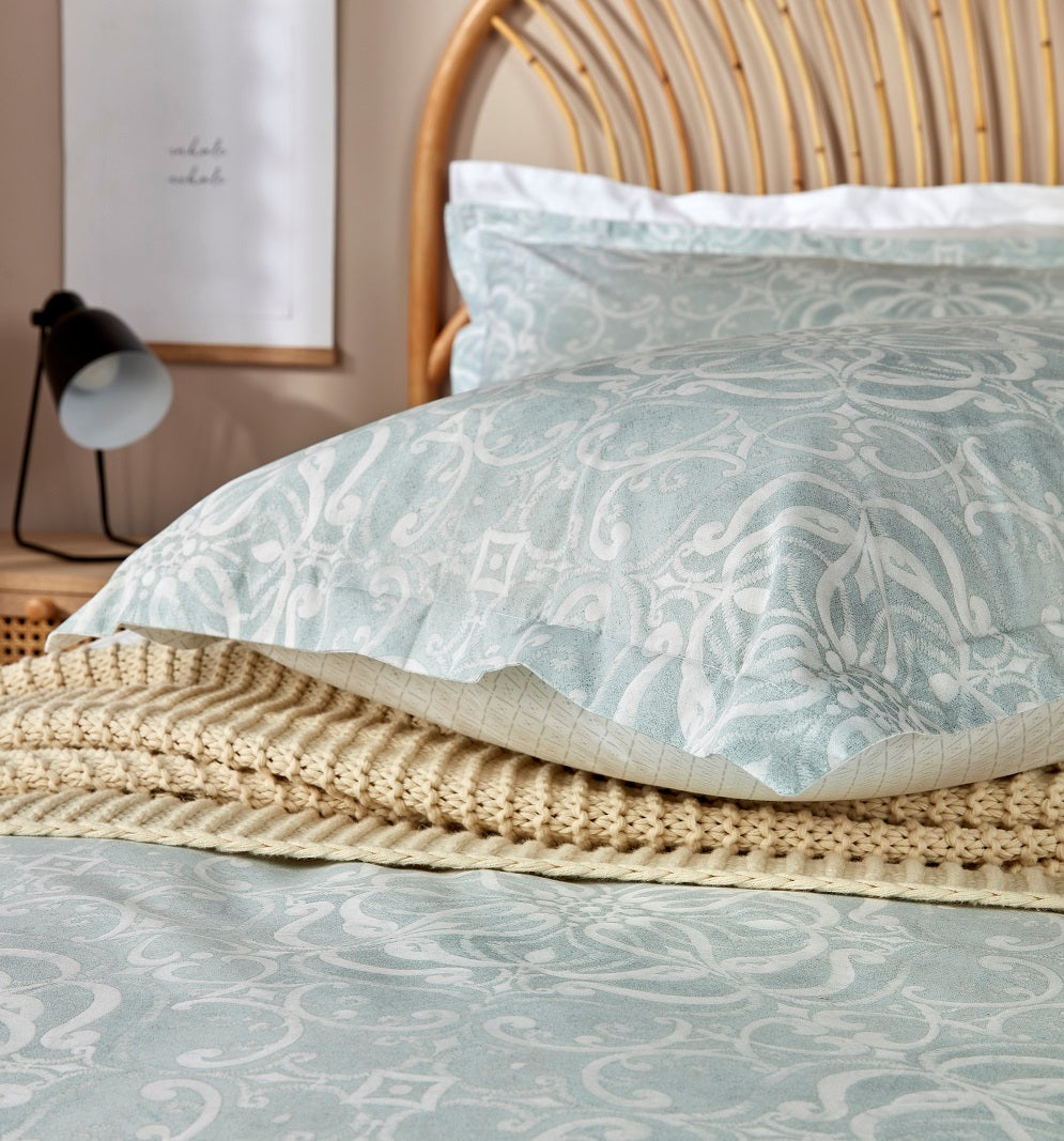 Christy "Sujata" Duvet Cover Sets in Duck egg