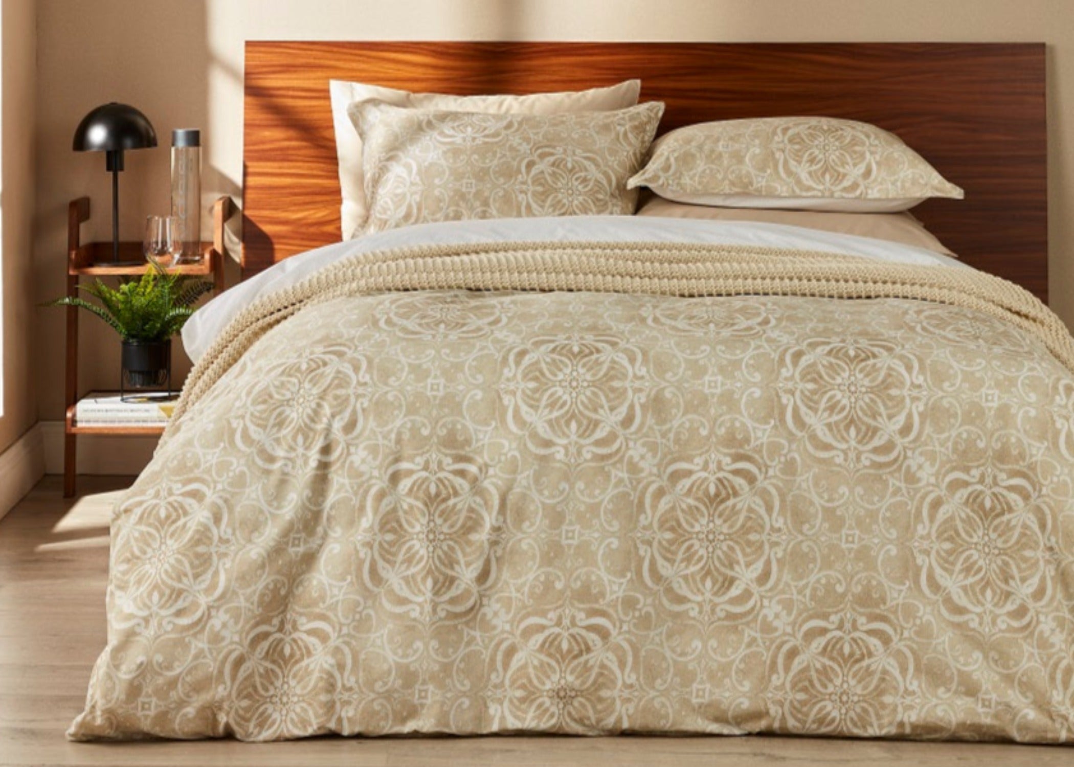 Christy "Sujata" Duvet Cover Sets in Gold