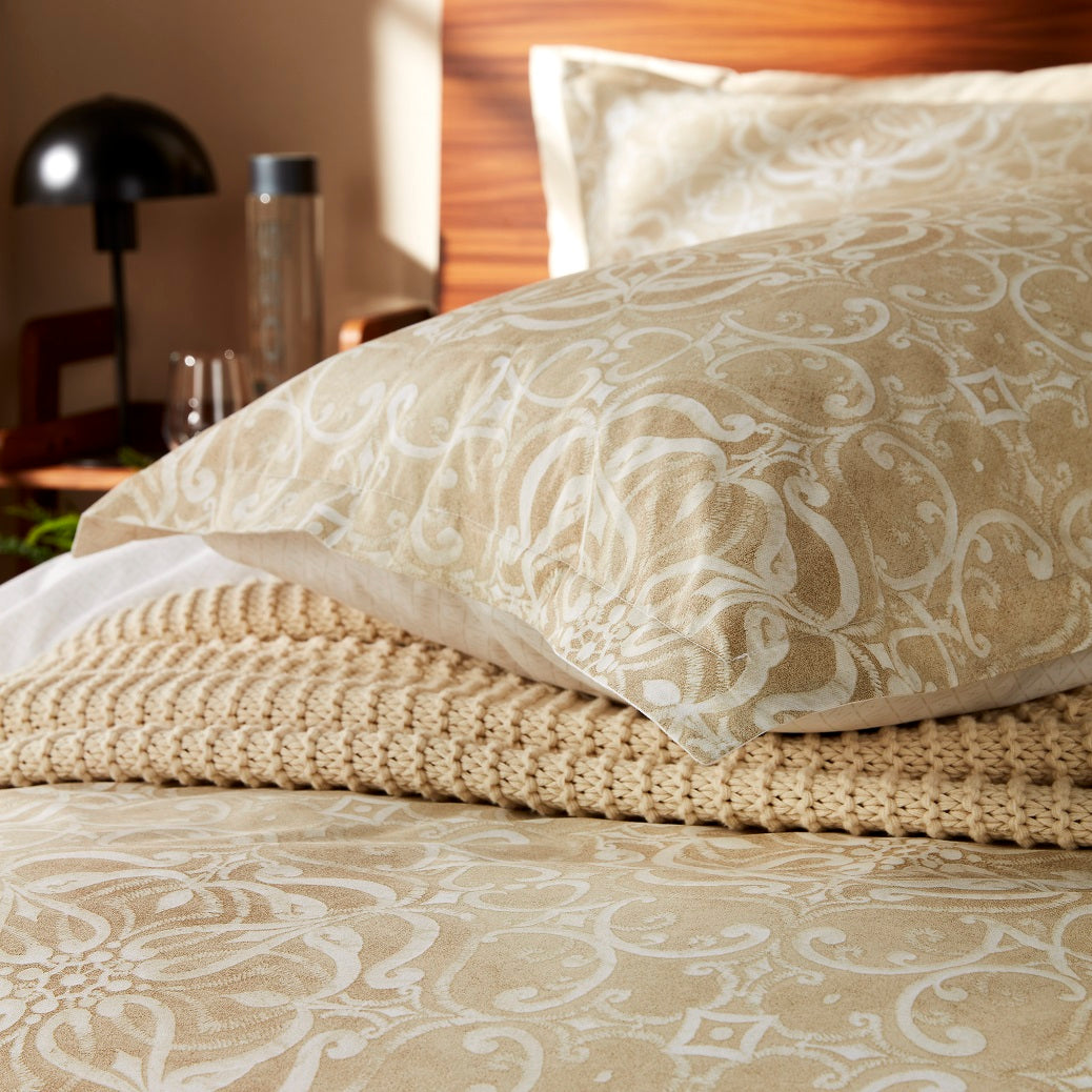 Christy "Sujata" Duvet Cover Sets in Gold