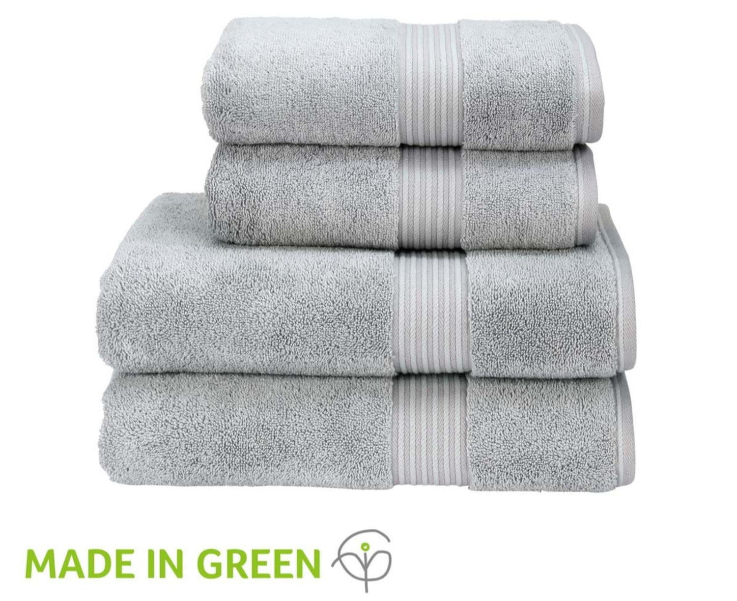 Christy "Supreme" Bath Towels & Mat Collection in Silver