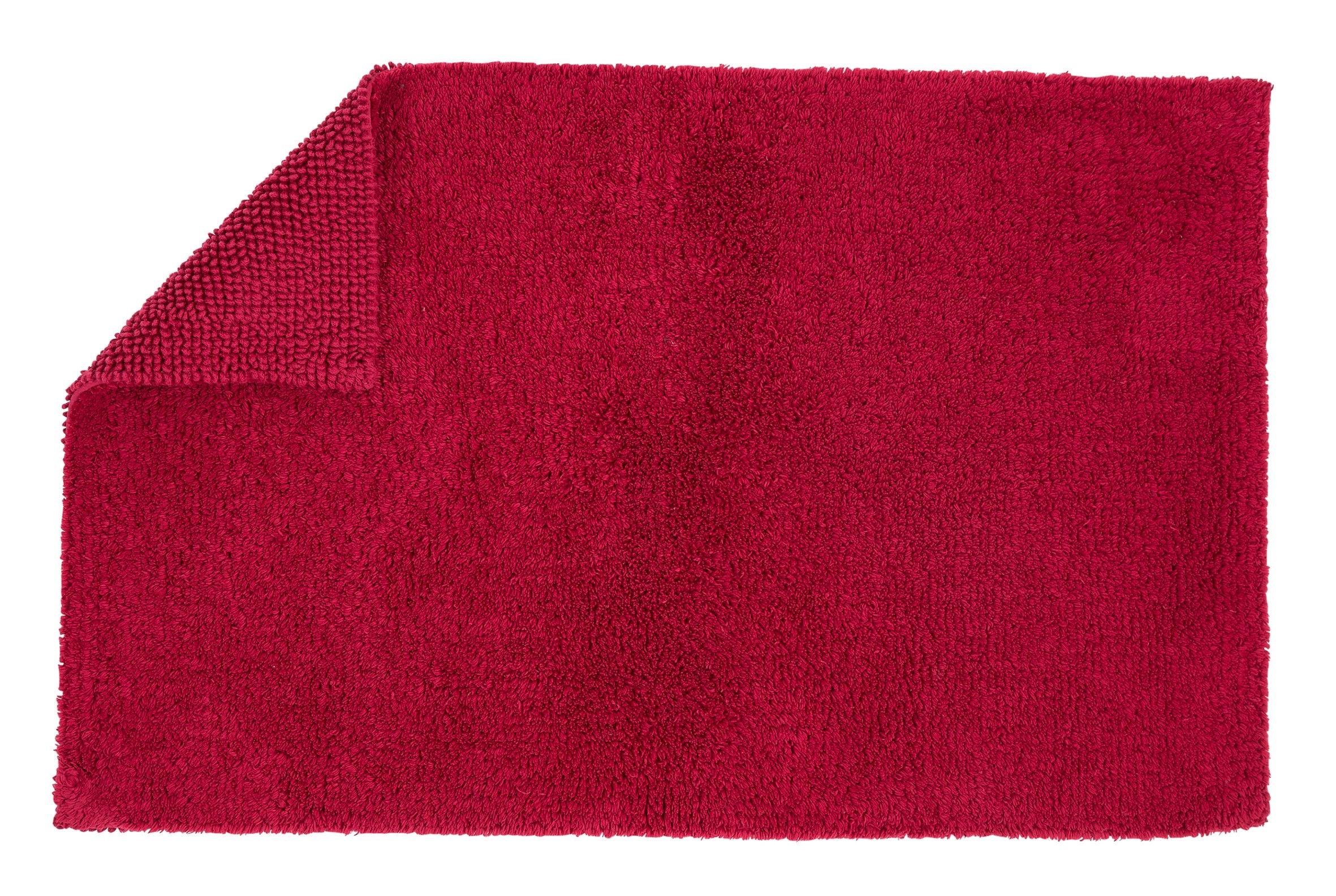 Christy "Reversible Bath Rug" in Raspberry