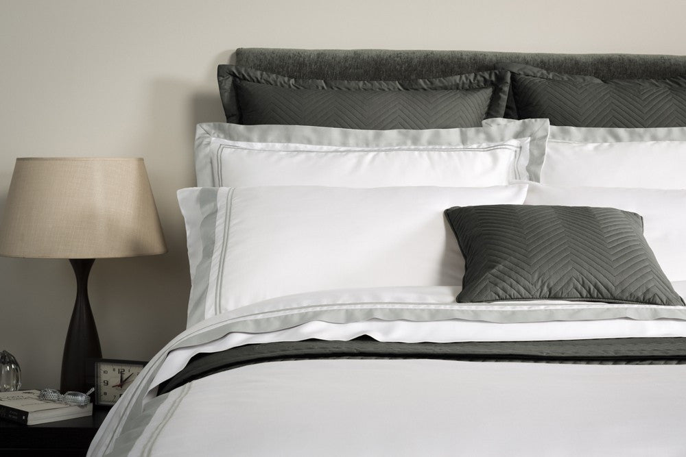 Christy "Coniston" 300 Thread Count Bed Linen Collection in Silver